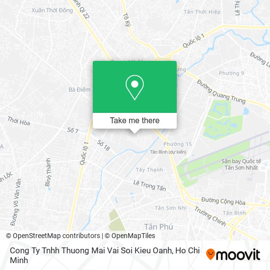 Cong Ty Tnhh Thuong Mai Vai Soi Kieu Oanh map