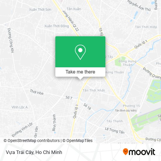 Vựa Trái Cây map