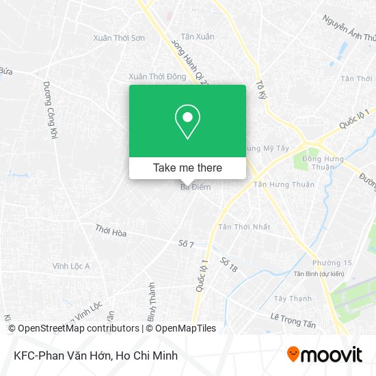 KFC-Phan Văn Hớn map
