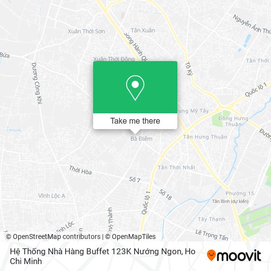 Hệ Thống Nhà Hàng Buffet 123K Nướng Ngon map