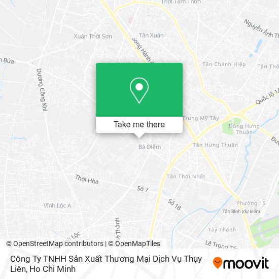 Công Ty TNHH Sản Xuất Thương Mại Dịch Vụ Thụy Liên map