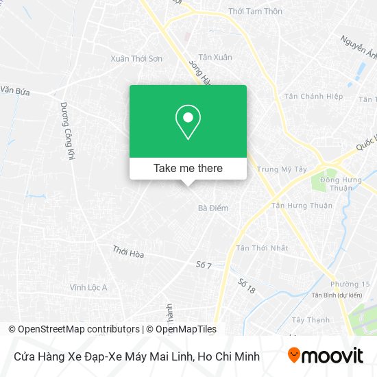 Cửa Hàng Xe Đạp-Xe Máy Mai Linh map