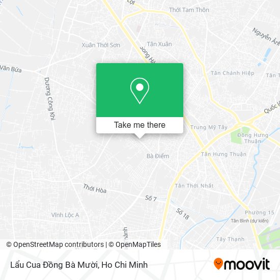 Lẩu Cua Đồng Bà Mười map