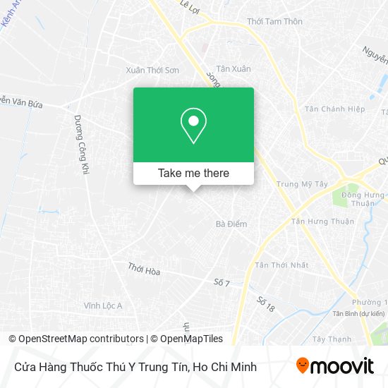 Cửa Hàng Thuốc Thú Y Trung Tín map