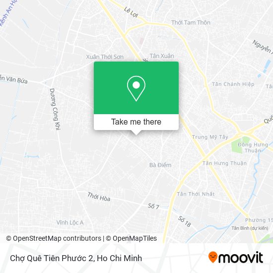 Chợ Quê Tiên Phước 2 map
