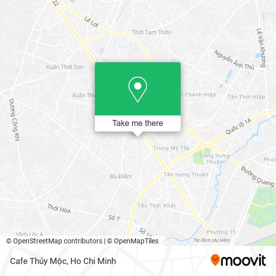 Cafe Thủy Mộc map