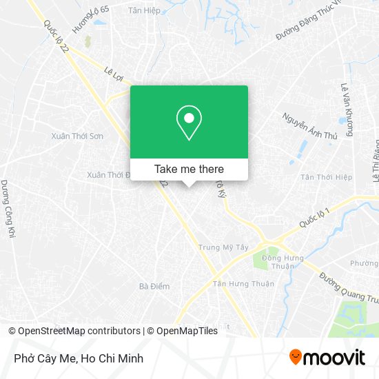 Phở Cây Me map