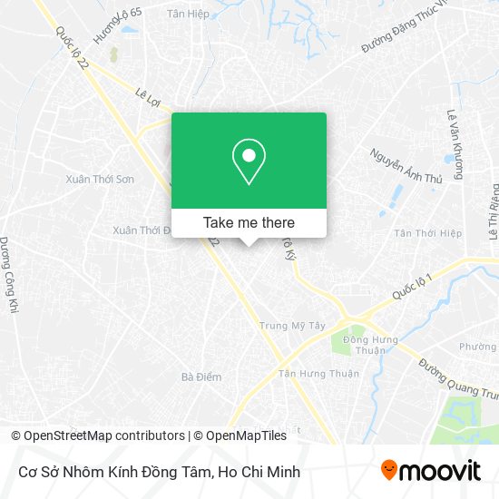 Cơ Sở Nhôm Kính Đồng Tâm map