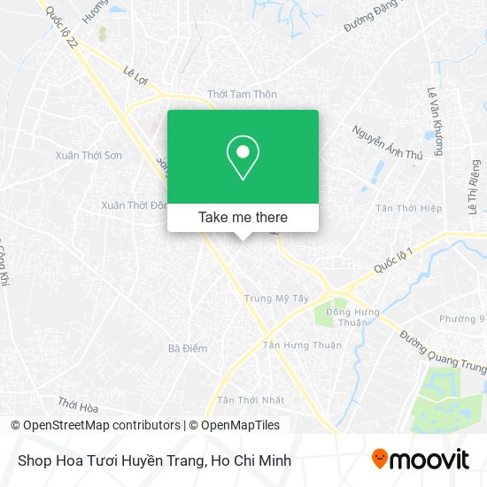 Shop Hoa Tươi Huyền Trang map
