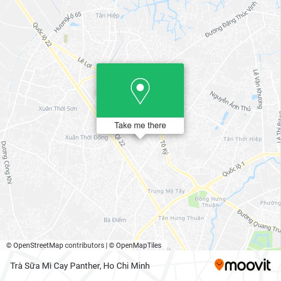 Trà Sữa Mì Cay Panther map