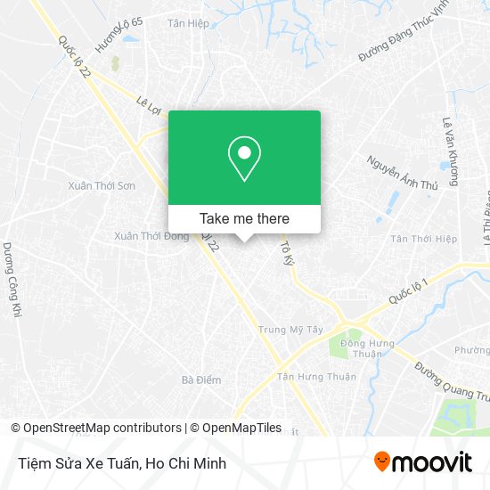 Tiệm Sửa Xe Tuấn map