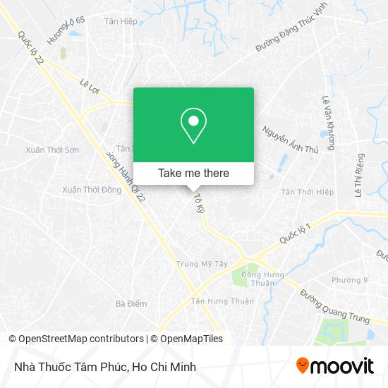Nhà Thuốc Tâm Phúc map