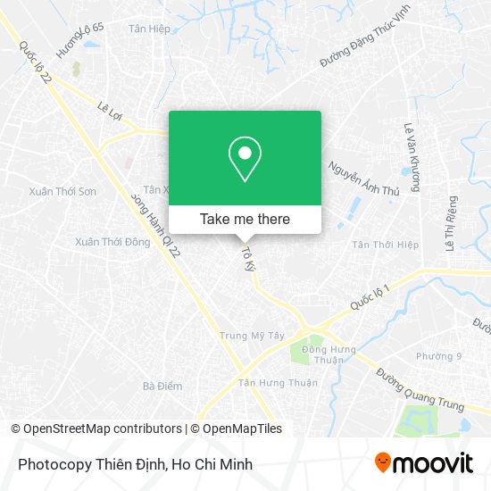 Photocopy Thiên Định map