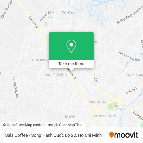 Sala Coffee - Song Hành Quốc Lộ 22 map