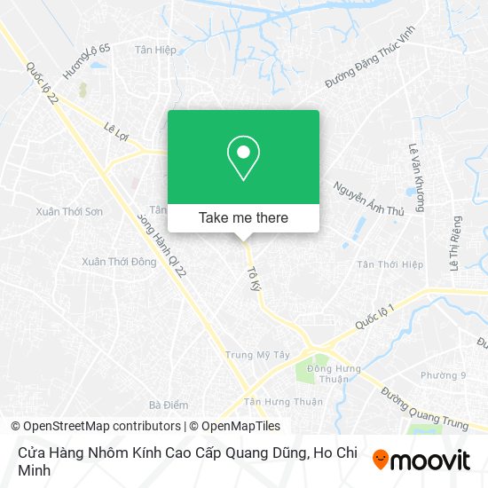 Cửa Hàng Nhôm Kính Cao Cấp Quang Dũng map