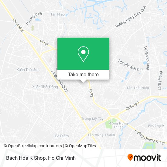 Bách Hóa K Shop map