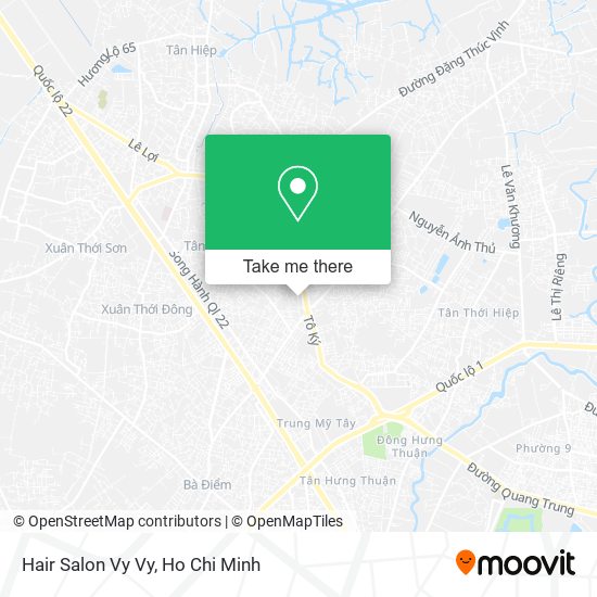 Hair Salon Vy Vy map