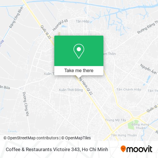 Coffee & Restaurants Victoire 343 map