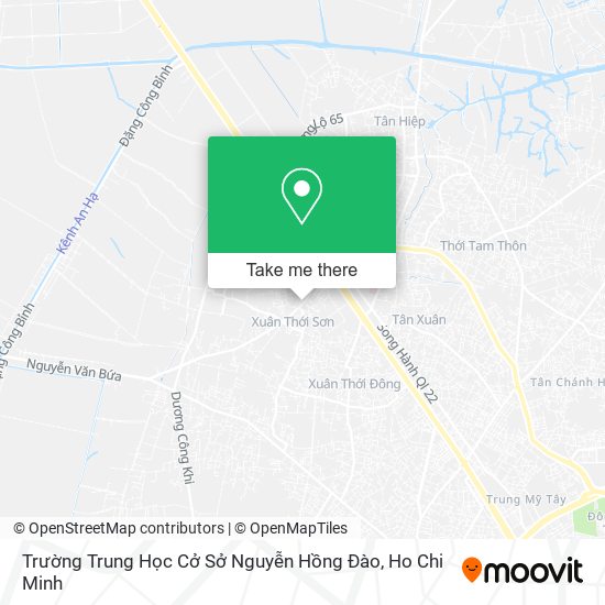 Trường Trung Học Cở Sở Nguyễn Hồng Đào map