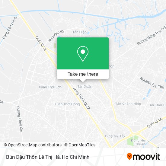 Bún Đậu Thôn Lê Thị Hà map