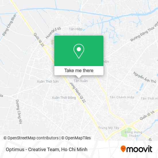 Optimus - Creative Team map