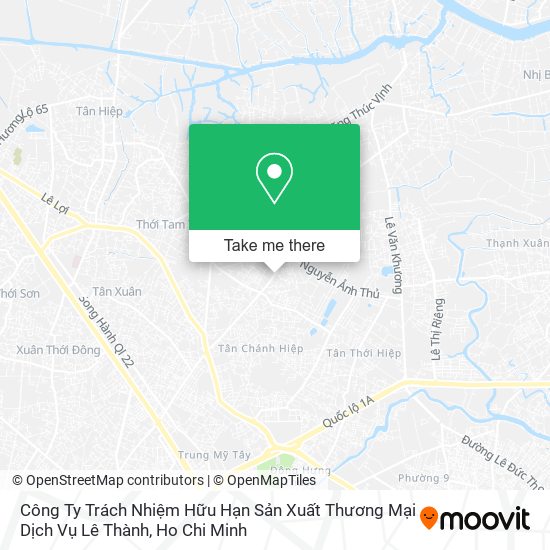 Công Ty Trách Nhiệm Hữu Hạn Sản Xuất Thương Mại Dịch Vụ Lê Thành map