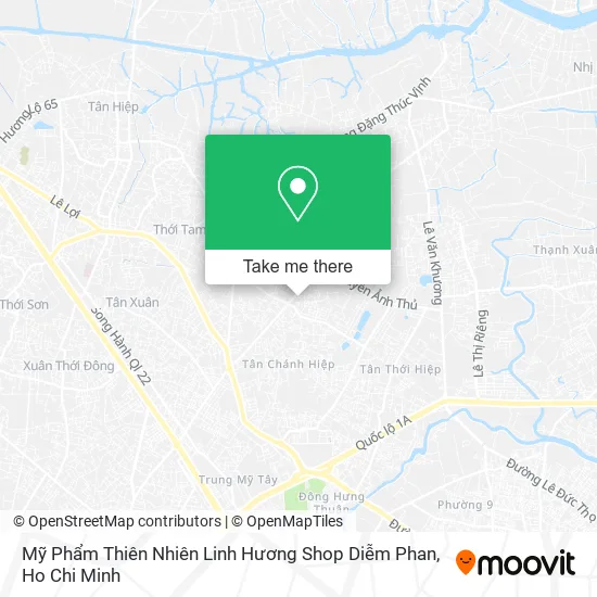 Mỹ Phẩm Thiên Nhiên Linh Hương Shop Diễm Phan map