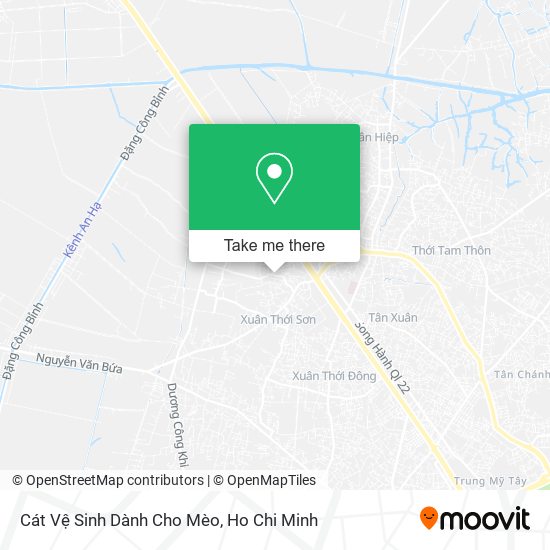 Cát Vệ Sinh Dành Cho Mèo map