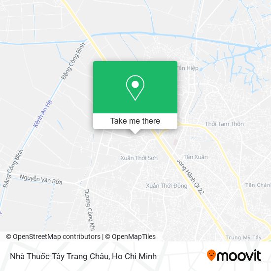 Nhà Thuốc Tây Trang Châu map