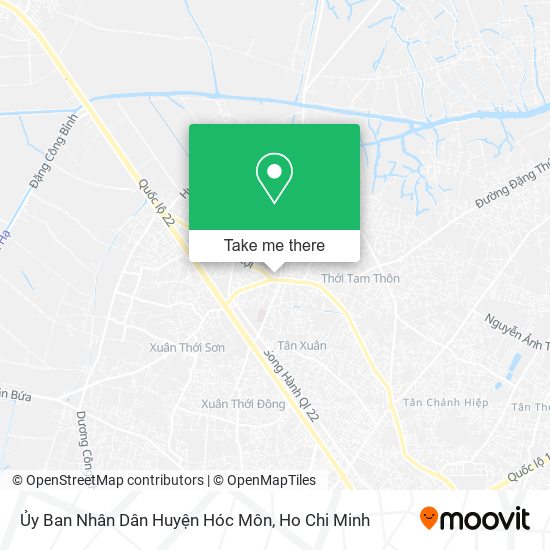 Ủy Ban Nhân Dân Huyện Hóc Môn map