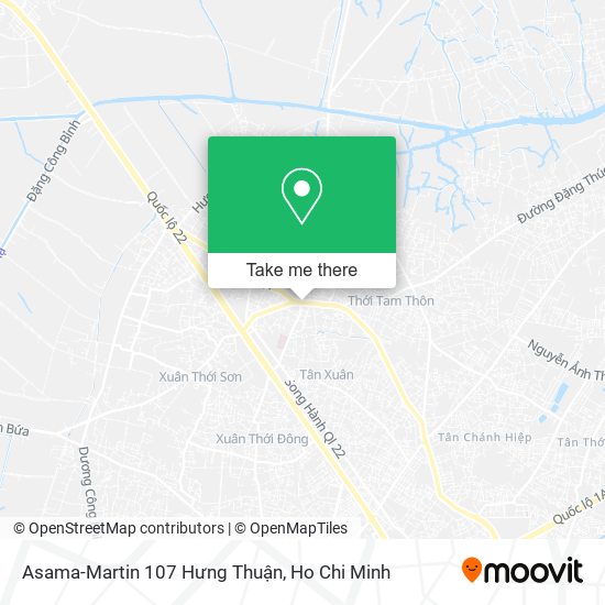 Asama-Martin 107 Hưng Thuận map