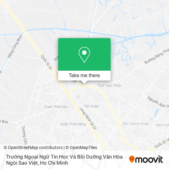 Trường Ngoại Ngữ Tin Học Và Bồi Dưỡng Văn Hóa Ngôi Sao Việt map