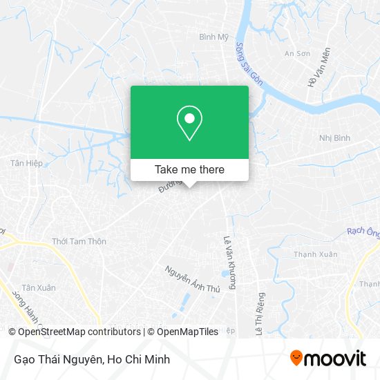 Gạo Thái Nguyên map