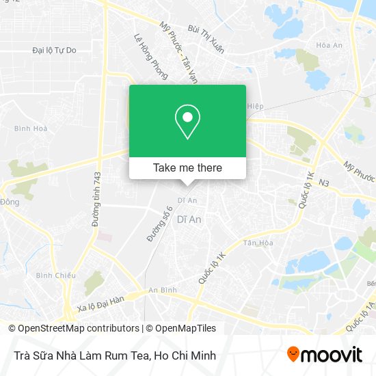 Trà Sữa Nhà Làm Rum Tea map
