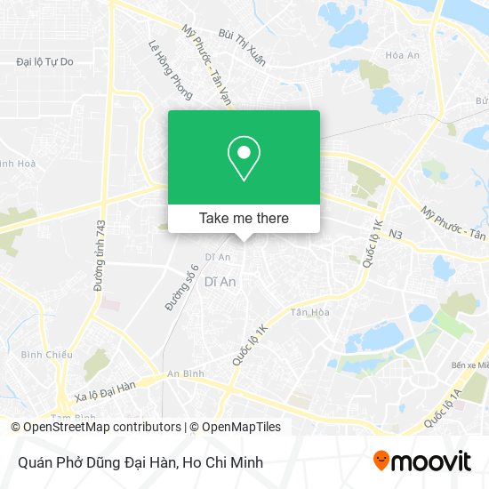 Quán Phở Dũng Đại Hàn map