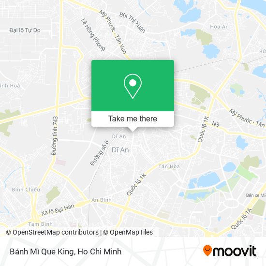 Bánh Mì Que King map