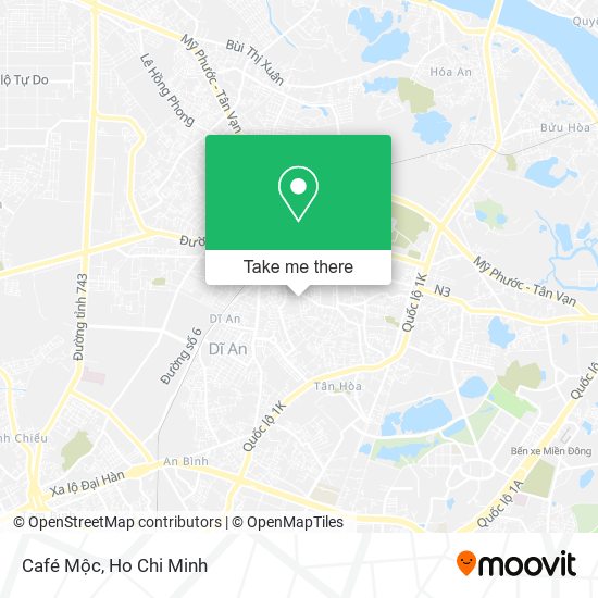 Café Mộc map