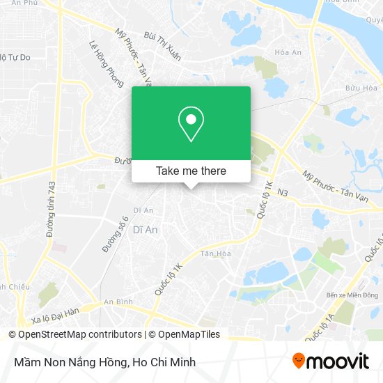 Mầm Non Nắng Hồng map