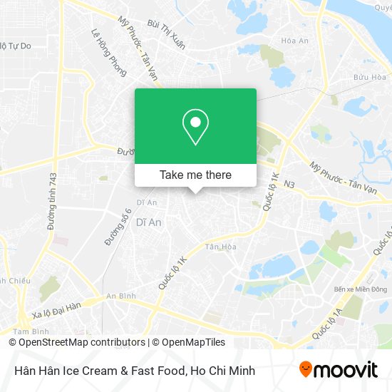 Hân Hân Ice Cream & Fast Food map