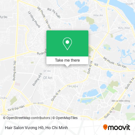 Hair Salon Vương Hồ map