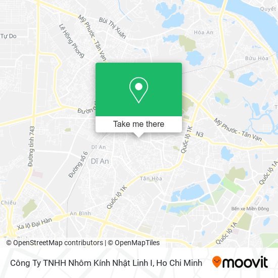 Công Ty TNHH Nhôm Kính Nhật Linh I map