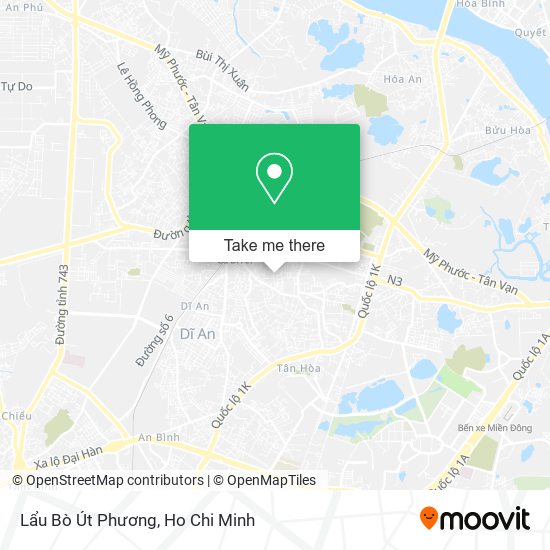 Lẩu Bò Út Phương map
