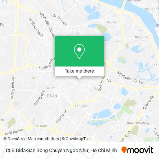 CLB Bida-Sân Bóng Chuyền Ngọc Như map