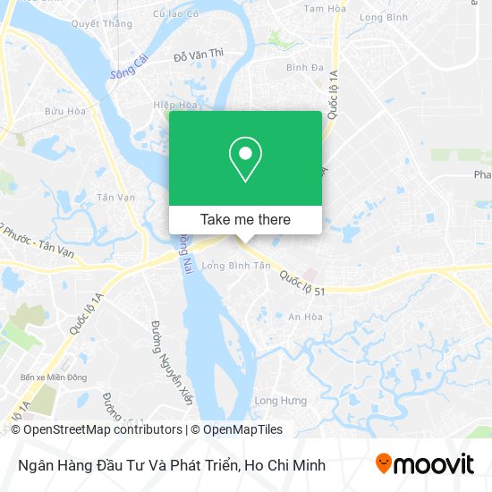 Ngân Hàng Đầu Tư Và Phát Triển map