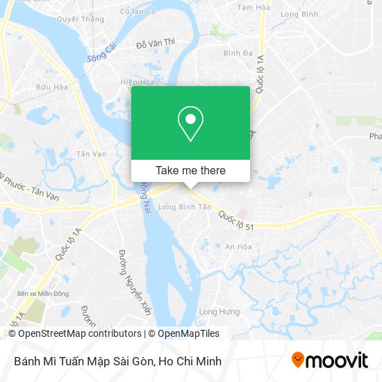 Bánh Mì Tuấn Mập Sài Gòn map