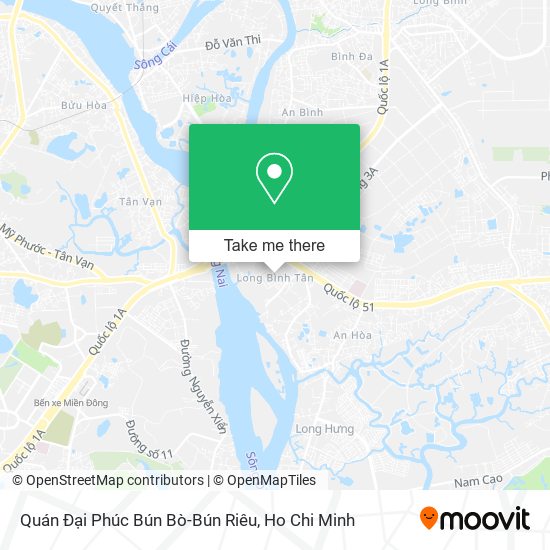 Quán Đại Phúc Bún Bò-Bún Riêu map