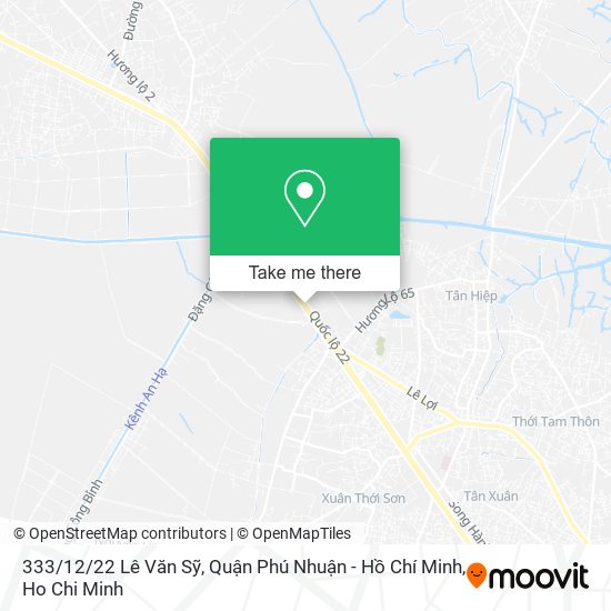333 / 12 / 22 Lê Văn Sỹ, Quận Phú Nhuận - Hồ Chí Minh map