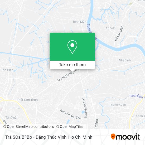 Trà Sữa Bí Bo - Đặng Thúc Vịnh map