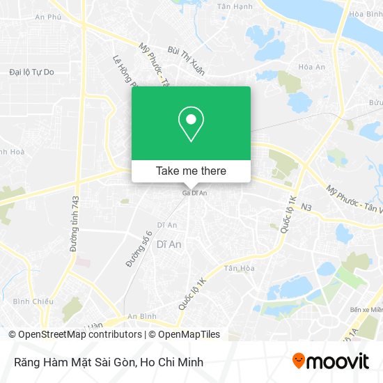Răng Hàm Mặt Sài Gòn map
