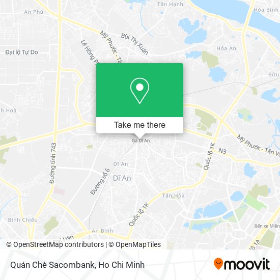 Quán Chè Sacombank map